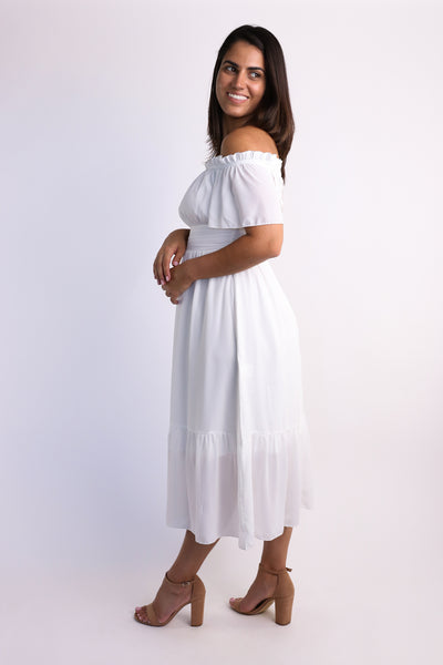 Amina White Dress