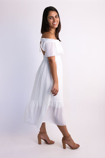 Amina White Dress
