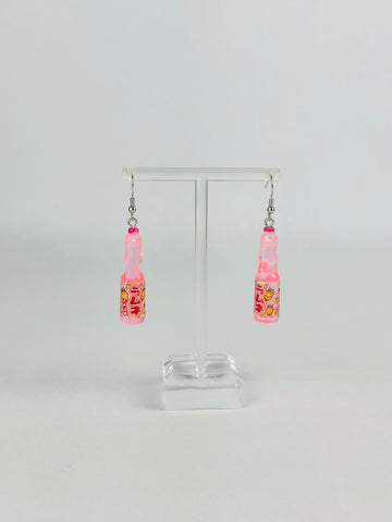 Ramune Strawberry Flavour Earrings