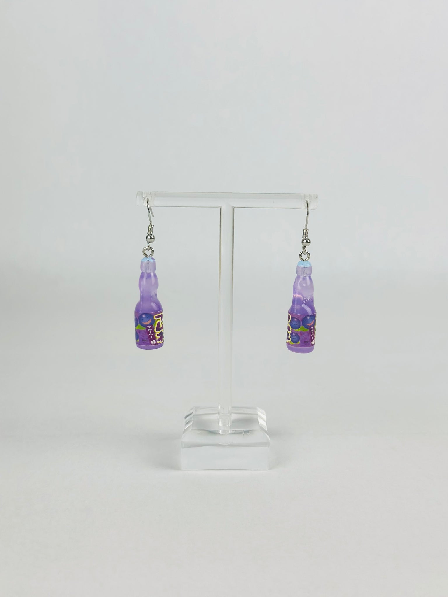 Ramune Grape Flavour Earrings Mini