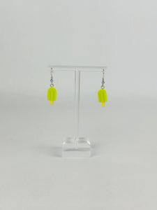 Green Popsicle Earrings