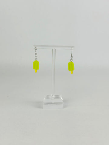 Green Popsicle Earrings