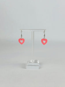 Red Candy Heart Earrings