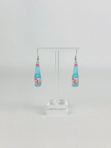 Blue Ramune Earrings Mini