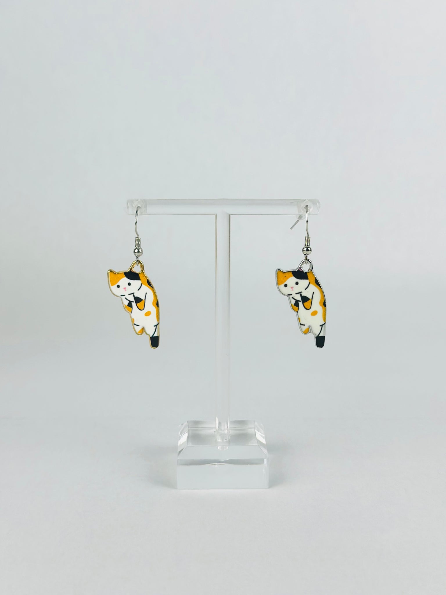 Calico Kitty Earrings