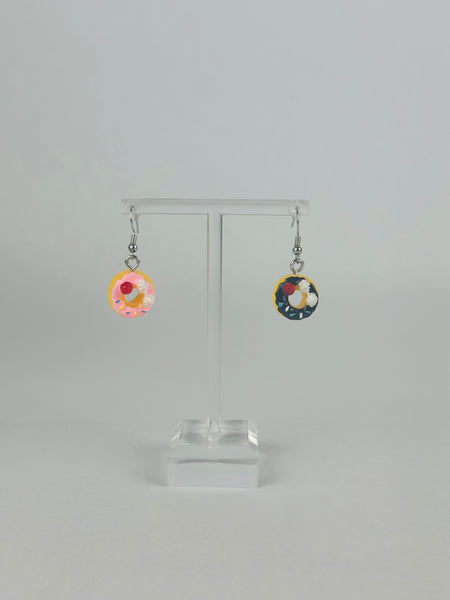 Choco Strawberry Donut Earrings