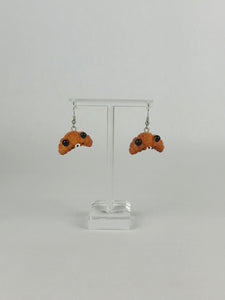 Cubby Bear Croissant Earrings