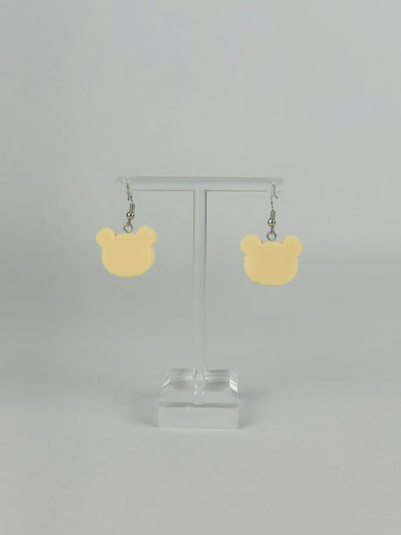 Cubby Bear Bread Earrings