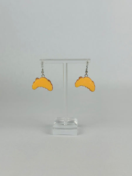 Cubby Bear Croissant Earrings