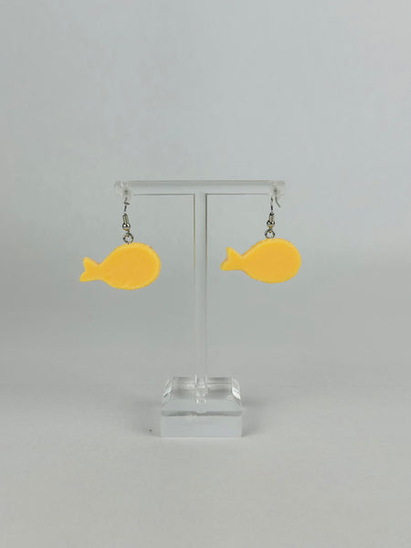 Cubby Custard Bear Earrings