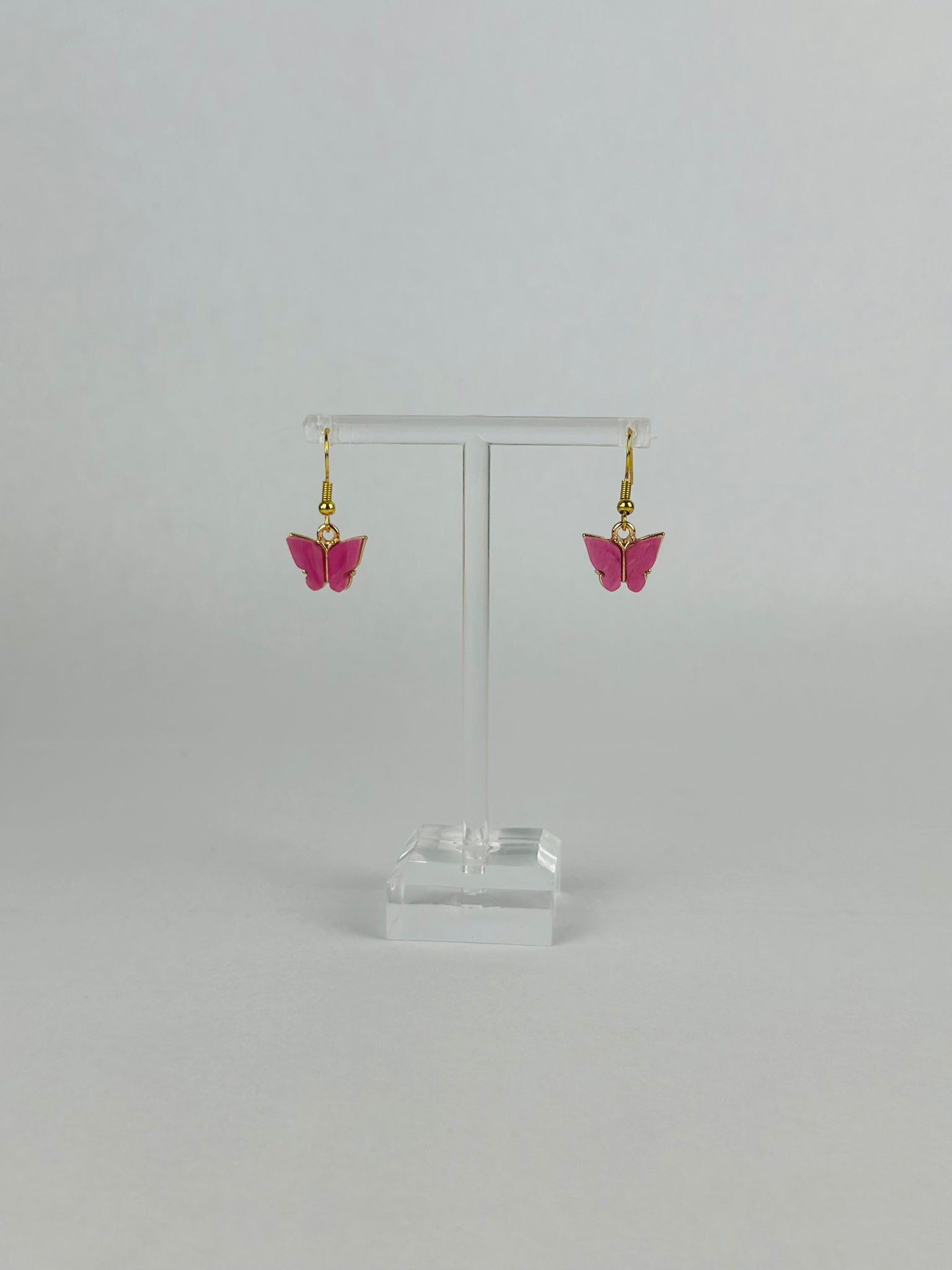 Deep Pink Mariposa Earrings