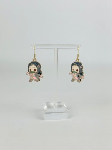 Demon Slayer: Nezuko Earrings