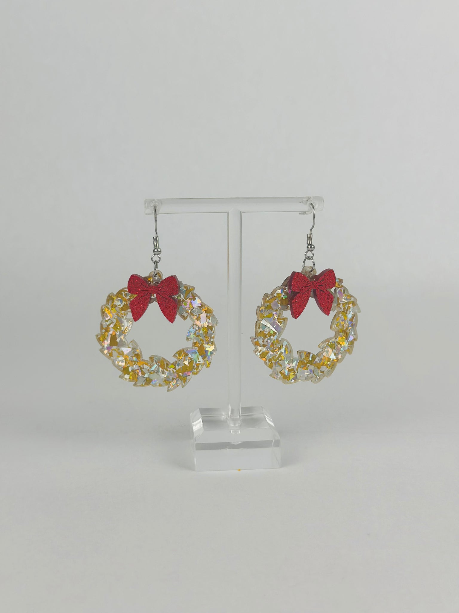 Golden Christmas Reef Studs