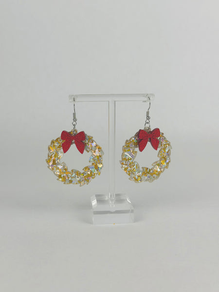 Golden Christmas Reef Studs