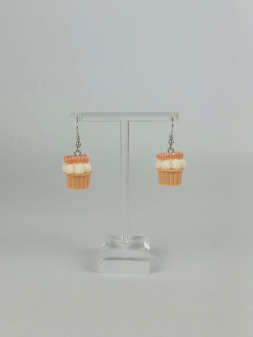 Vanilla Crumble Cupcake Earrings