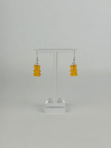 Orange Gummy Bear Earrings