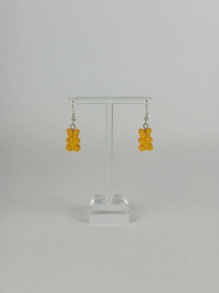 Orange Gummy Bear Earrings