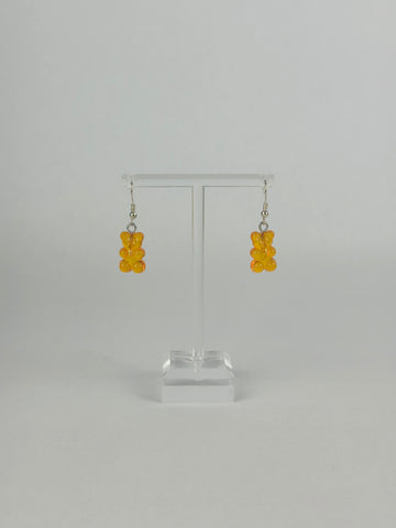 Orange Gummy Bear Earrings