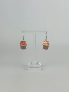 Velvet Vanilla Cupcake Earrings