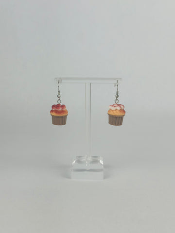 Velvet Vanilla Cupcake Earrings