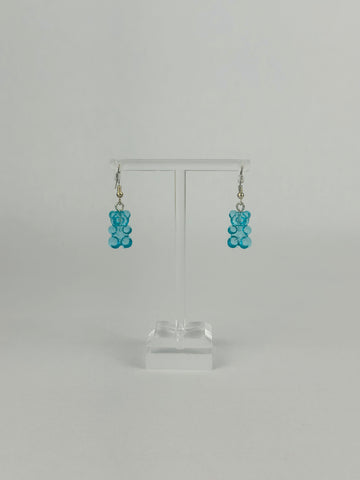 Blue Gummy Bear Earrings