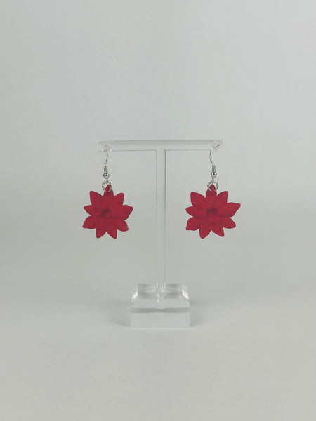 Christmas Flower Earrings