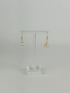 Clear Crystal Christmas Present Earrings