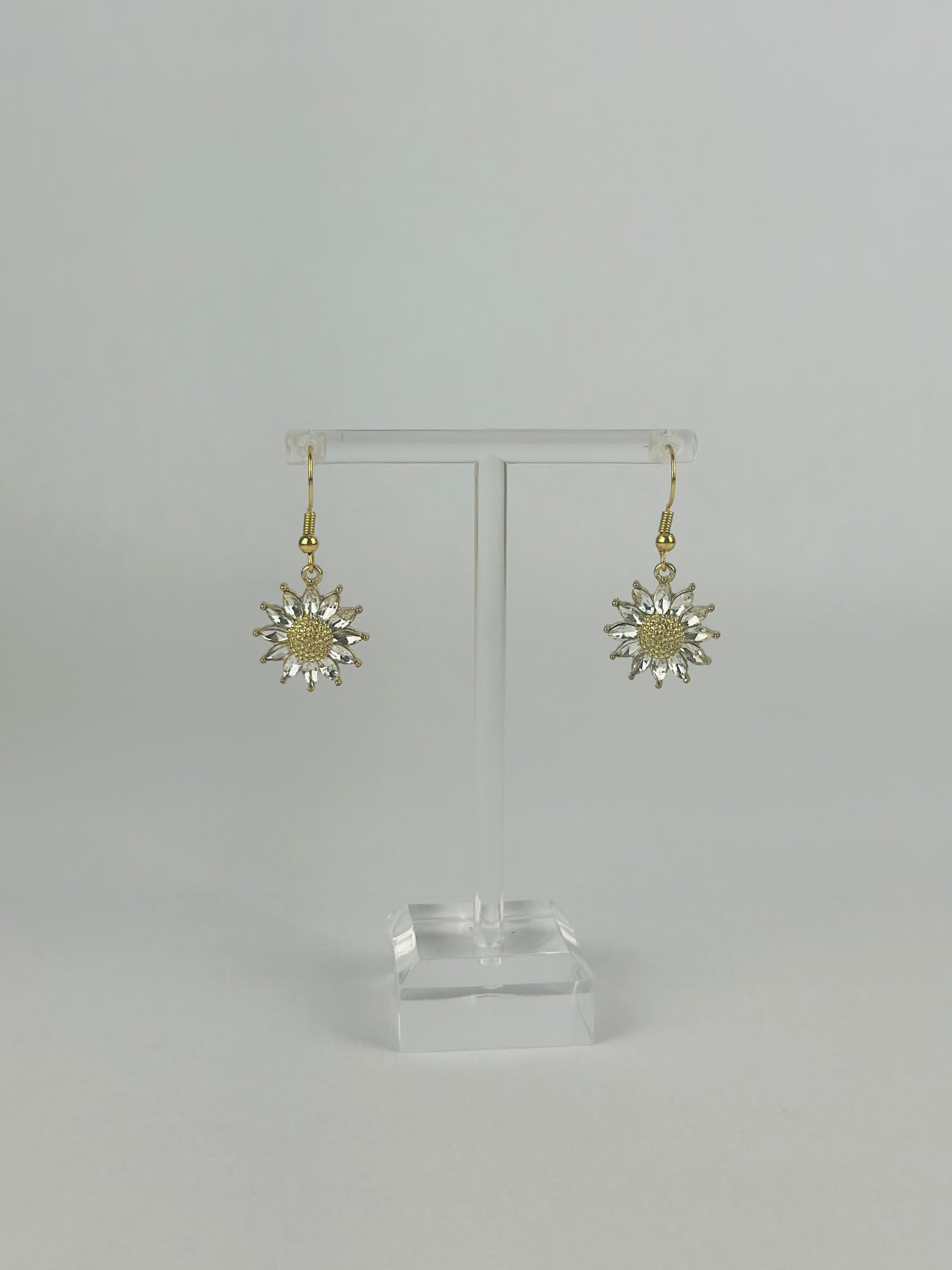 Crystal Daisy Earrings