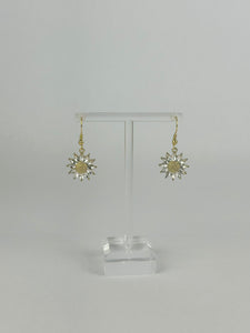 Crystal Daisy Earrings