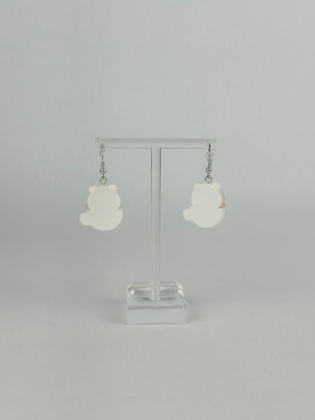 Cubby Bear Coffee Earrings