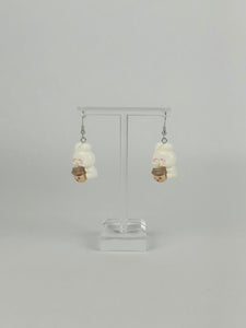 Cubby Bunny Boba Earrings