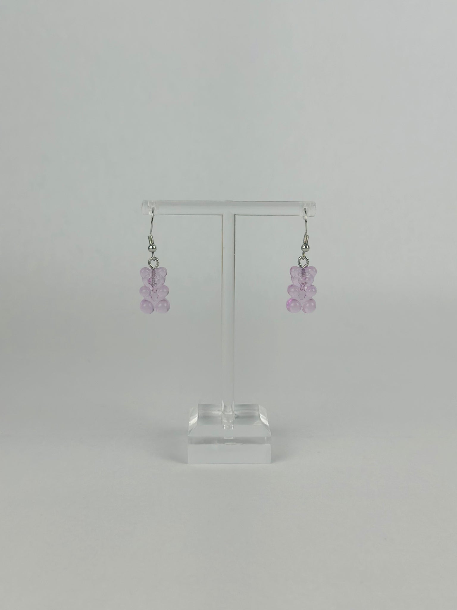 Lavender Gummy Bear Earrings