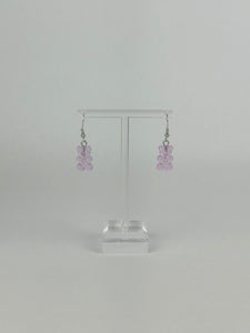 Lavender Gummy Bear Earrings