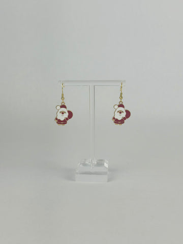 Mini Santa Earrings