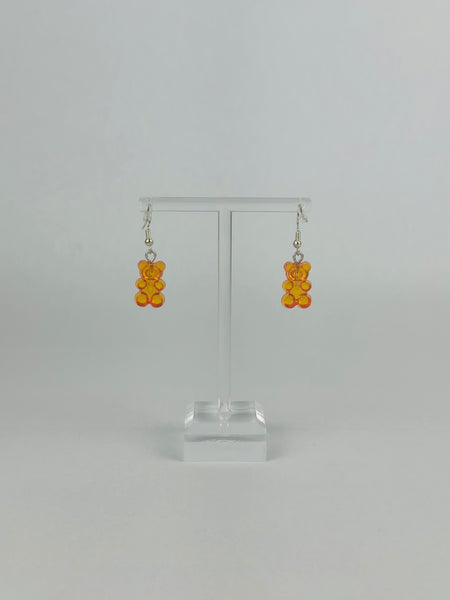 Orange Gummy Bear Earrings