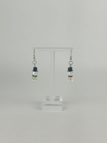 TopHat SnowMan Earrings