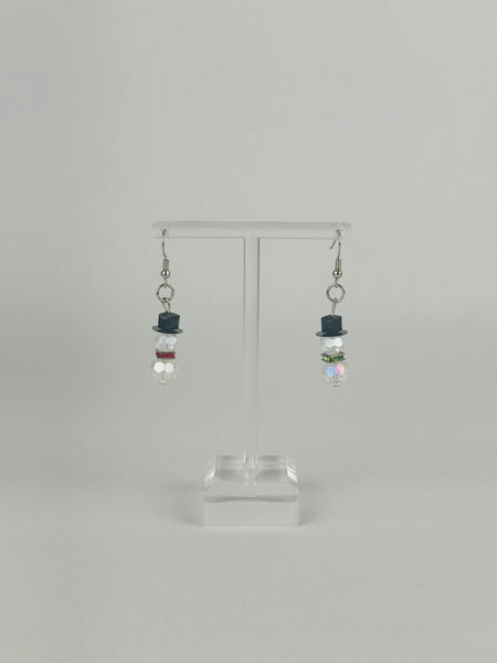 TopHat SnowMan Earrings