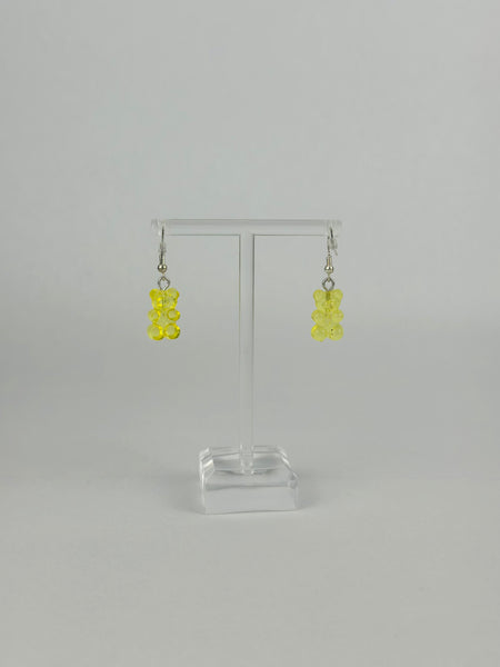 Yellow Gummy Bear Earrings