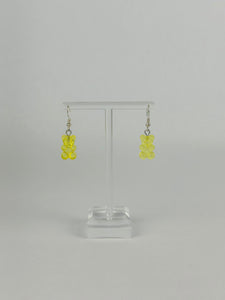 Yellow Gummy Bear Earrings