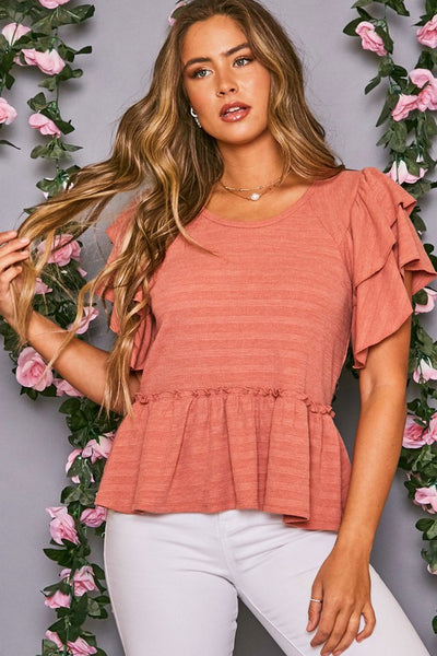 Danica Ruffled Top