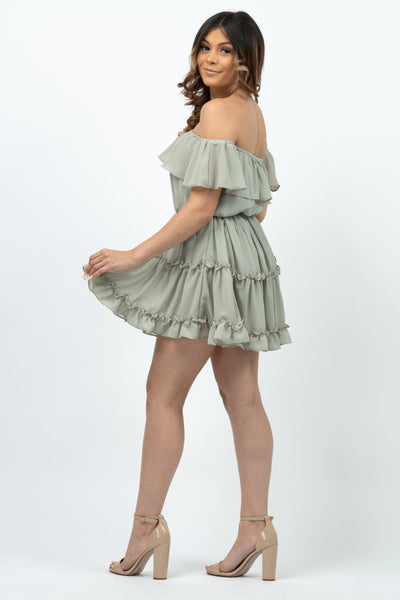 Quinn Mini Dress Sage