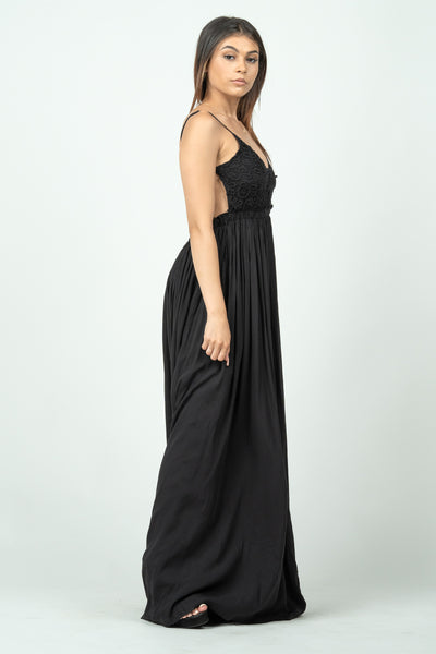 Lyra Maxi Dress Black