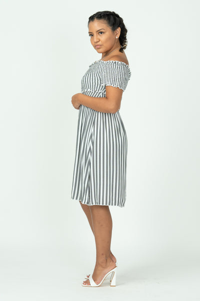 Alina Striped Dress